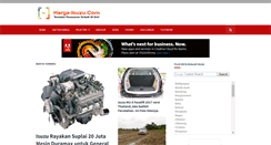 Desktop Screenshot of harga-isuzu.com